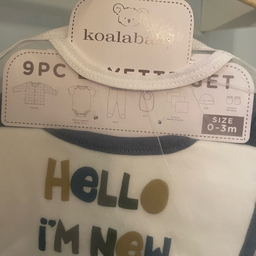 I’m new here gift set for baby. I have two available. New never opened